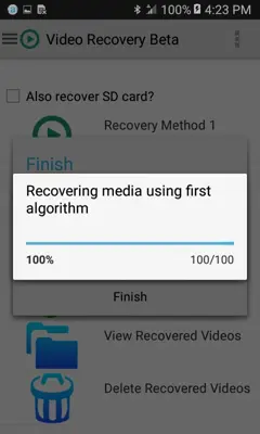 Video Recovery android App screenshot 3